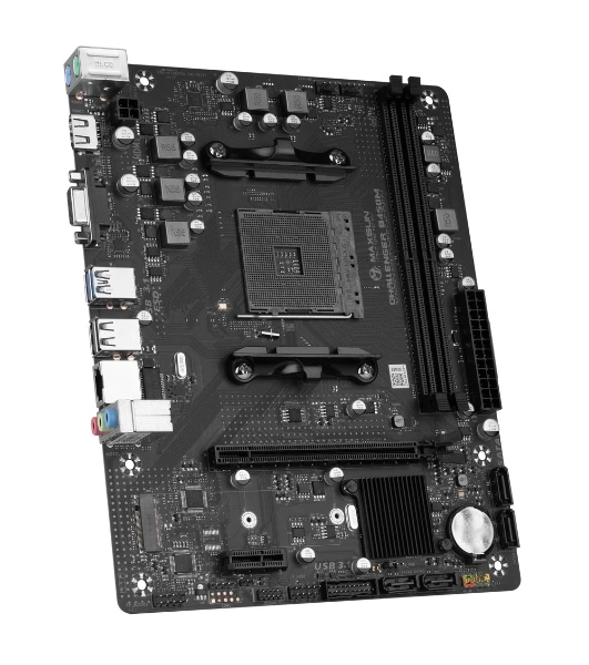 Материнская плата Maxsun Challenger B450M, AM4, AMD B450, 2xDDR4, 4xSATA, 1xM.2, 1xPCIe 3.0 x16, 1xPCIe 3.0 x1, 1xHDMI, 1xVGA, 1x 1Gb LAN, 2xUSB-A 3.2 Gen 1, 2xUSB-A 2.0, 3x3.5 мм, 5.1, M-ATX