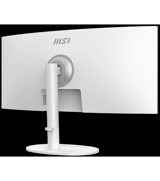 Монитор 34' MSI Modern MD342CQPW VA 3440x1440, 120 Гц, 4 мс, 21:9, 300 кд/м², 2xHDMI 2.0b, DP 1.4a, USB-C, USB Hub (2x USB 3.0), 3.5 Jack, динамики (2x3 Вт), Adaptive-Sync, изогнутый экран (1500R), белый