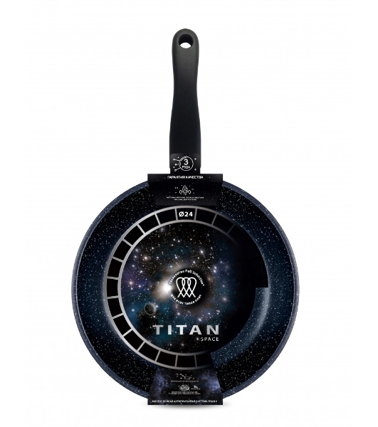 Сковорода НЕВА-МЕТАЛЛ Titan Space 24 см 914124i