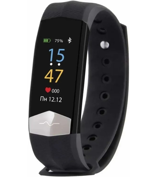 Фитнес-трекер Bizzaro F560, 0.96' OLED, Bluetooth, IP67, черный