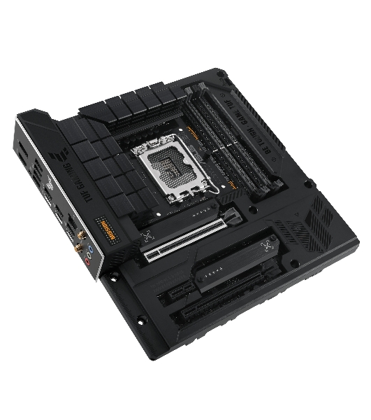 Материнская плата ASUS TUF GAMING B760M-BTF WIFI, LGA 1700, Intel B760, 4xDDR5, 4xSATA, 3xM.2, 1xPCIe 5.0 x16, 1xPCIe 4.0 x4, 1xPCIe x1, 1xDP, 1xHDMI, 1x 2.5Gb LAN, 1xUSB-A 3.2 Gen 2, 2xUSB-A 3.2 Gen 1, 4xUSB 2.0, 1xUSB-C 3.2 Gen 1, 1xUSB-C 3.2 Gen 2, 1xUSB-C 3.2 Gen 2x2, 3x3.5 мм, 7.1, mATX