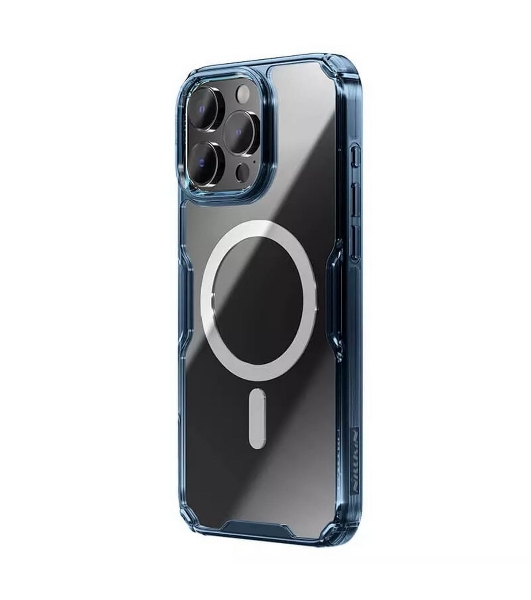 Чехол Nature TPU Pro Magnetic Case, синий, (AP IP16 Pro)