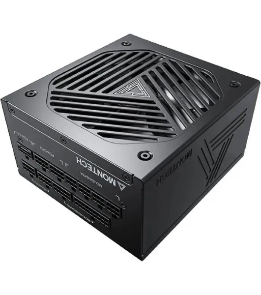 Блок питания Montech TITAN GOLD Gen.5 (TITAN GOLD 750 TIS0123), 750 Вт, 80 PLUS GOLD, 135 мм, модульный, черный
