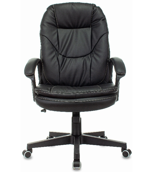 Кресло Бюрократ CH-868N Leather Venge черный, экокожа