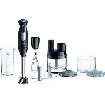 Блендер погружной Braun Multiquick 5 MQ55755MBK черный, 1000 Вт, 21 скорость, турбо, фото 1