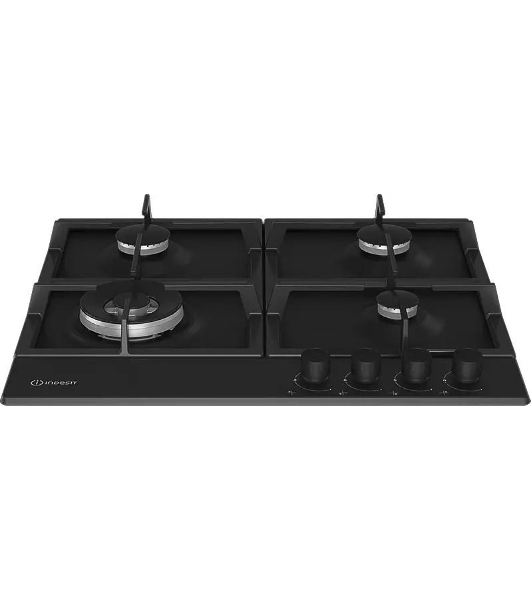 Газовая варочная поверхность Indesit THPM 642 WS/BL/I, черный