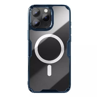 Чехол Nature TPU Pro Magnetic Case, синий, (AP IP16 Pro)