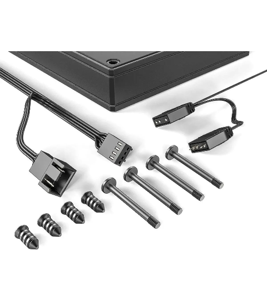 Вентилятор для корпуса ID-COOLING AS-120-ARGb-K черный 120мм 2000rpm 27.2db 4-pin