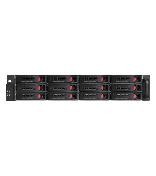Серверный корпус ExeGate Pro 2U660-HS12 (RM 19', высота 2U, глубина 660, БП 1U-800ADS, 12xHotSwap)