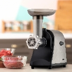 Мясорубка электрическая Vitek VT-3636 серебристый, 1700 Вт, 1.7 кг/мин, реверс, насадки - 4, фото3