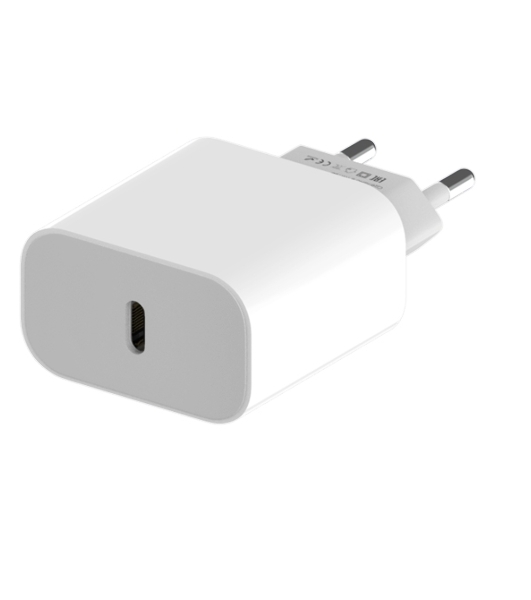 Сетевое зарядное устройство Maxvi CHL-601PD 18W, 3A, QC 3.0, PD 3.0, 1xUSB-C, белый