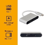 Кард-ридер Digma CR-С2501-S/серебристый/SD/TF/micro-SD/USB Type-C/алюминий, фото9