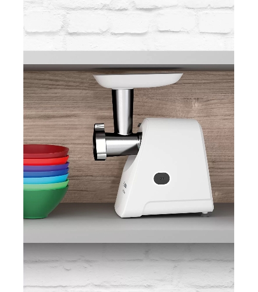 Мясорубка электрическая Bosch MFW2520W белый, 1500 Вт, 1.7 кг/мин, насадки - 4