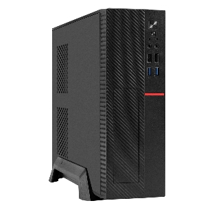 Компьютерный корпус Desktop ExeGate MI-307U2-M350 (mini-ITX/mATX, БП M350 с вент. 8см, 2*USB+2*USB 3.0, HD аудио, черный)