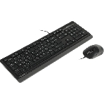 Комплект клавиатура+мышь A4Tech FStyler F1010 проводной, USB, 1600 DPI, чёрный, фото 1