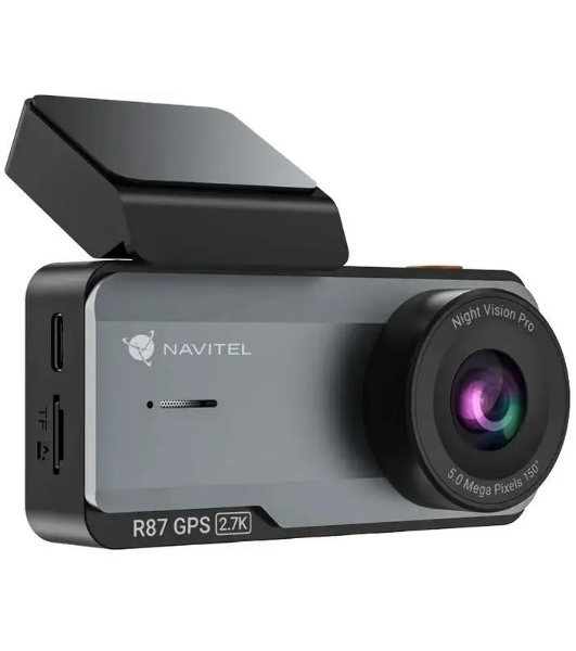 Видеорегистратор Navitel R87 GPS, 2592x1944, 3.7', GPS, Wi-Fi, G-сенсор, GPS-информатор