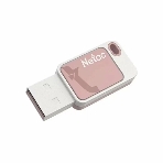 Флешка USB Netac UA31 (NT03UA31N-064G-20PK), 64Gb, USB 2.0, R/W 110/45, розовый/белый, фото2