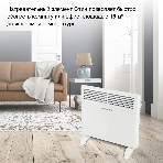 Конвектор электрический Starwind SHV1010 белый, 1000 Вт, 15 м2, термостат, фото10