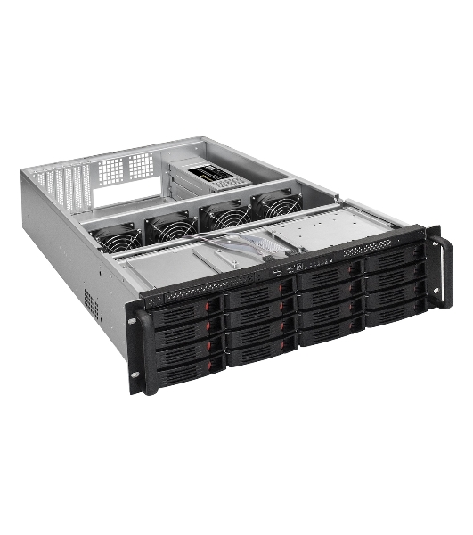 Серверная платформа ExeGate EX292419RUS Pro 3U660-HS16 (RM 19', высота 3U, глубина 660, Redundant БП 2x550W, 16xHotSwap, USB)