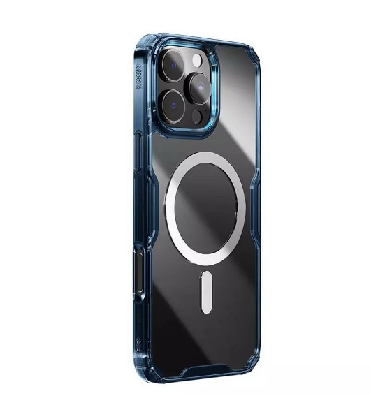 Чехол Nature TPU Pro Magnetic Case, синий, (AP IP16 Pro)