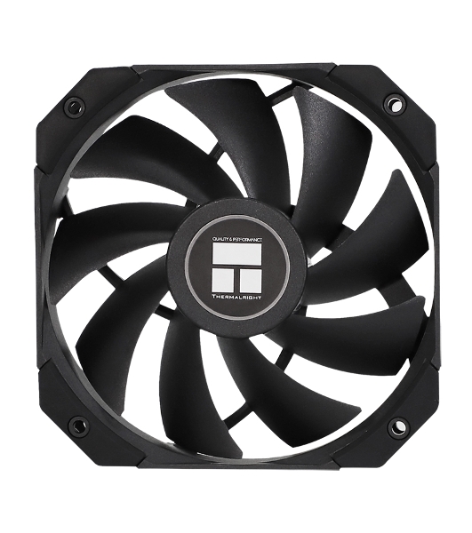 Вентилятор для корпуса Thermalright TL-D12B черный, 120 мм, 1500 об/мин, 25.2 дБ, 4 pin