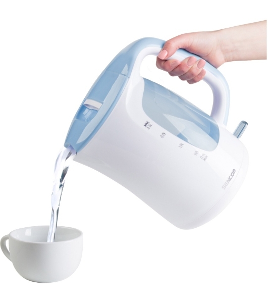Электрочайник Sencor SWK 2510WH белый, 2.5 л, 2200 Вт, скрытый нагревательный элемент