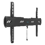 Кронштейн для телевизора Kromax Ultra Slim-100, 32'-90', макс. 55кг, настенный, фиксированный черный, фото 1