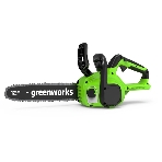 Цепная пила аккумуляторная GreenWorks GD24CS30K4, 24V, 30 см, бесщеточная, c АКБ 4 А·ч и ЗУ (2007007UB), фото 1