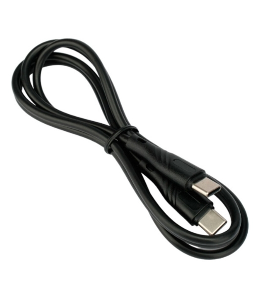 Кабель USB2.0 Cablexpert CCB-USB2-CMCMO1-1MB, Type-C/Type-C, издание Classic 0.1, 3A, 60W, PD/QC3.0, медь, 1м, черный, коробка