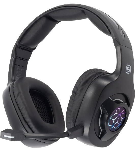 Гарнитура Oklick HS-L575G чёрный, беспроводная + проводная, Bluetooth