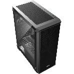 Корпус без блока питания Raijintek ARCADIA 41, Midi-Tower, TG, 1x120мм, 2xUSB-A 3.0 + 1xUSB-C, ATX, mATX, mITX Black, фото5