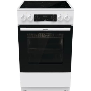 Плита электрическая Gorenje GEC5C61WG белый, конфорок 4 электрических, духовка 70 л, 50 см x 85 см x 59.4 см (без крышки)