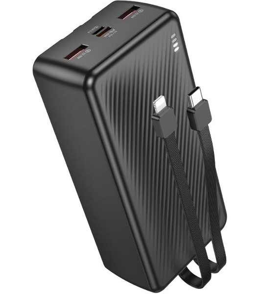 Портативный аккумулятор BOROFONE (6941991116476) BJ57B 30000mAh 2USB 2.4A 22,5W+PD 20W, белый