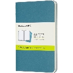 Блокнот Moleskine CAHIER JOURNAL CH013B44 Pocket 90x140 мм, обложка картон, 64 страниц, нелинованный, голубой (3 шт), фото 1