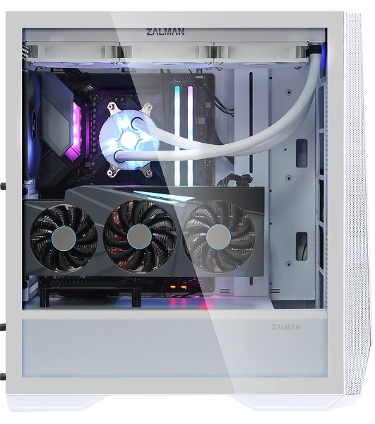 Компьютерный корпус Zalman Z9 Iceberg белый без БП ATX 3x120мм 2x140мм 4xUSB 2.0 audio bott PSU