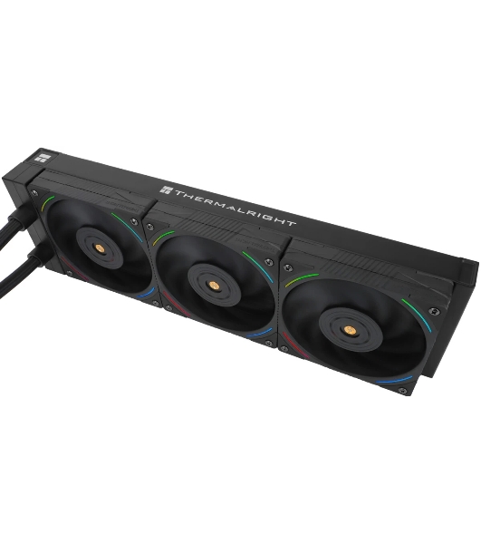 Водяное охлаждение для процессора Thermalright Hyper Vision 360 (360mm, LED, Black, ARGB/Fans: 3x120mm, 69CFM, 27dBA, 2150RPM/Pump height 68mm, 6400RPM, Rad thickness 27mm/S: 1700, 1200, 1851, 115X, 2011, 2066, AM5, AM4)