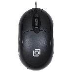 Мышь проводная Oklick 105S черный, 800 dpi, USB, кнопки - 3, фото 1
