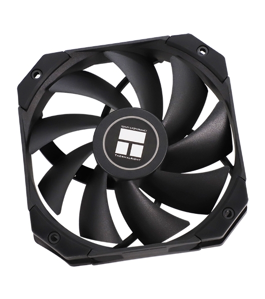 Вентилятор для корпуса Thermalright TL-D12B черный, 120 мм, 1500 об/мин, 25.2 дБ, 4 pin