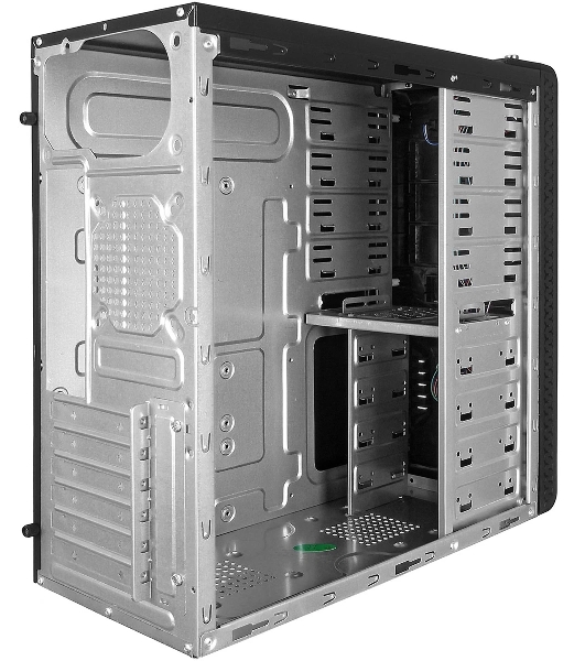 Компьютерный корпус Miditower ExeGate UN-604-UNS450 (ATX, БП UNS450 с вент. 12см, 2хUSB+2хUSB 3.0, аудио, черный)