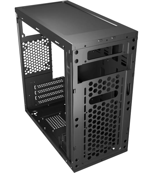 Компьютерный корпус Bloody BD-CC101 черный без БП mATX 1x80мм 1x92мм 2x120мм 2xUSB 2.0 1xUSB 3.0 audio