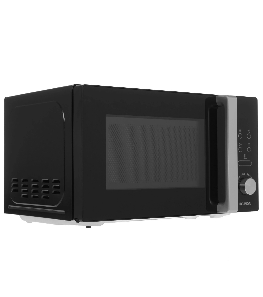 Микроволновая печь Hyundai HYM-D3001 черный, 20 л, 700 Вт, переключатели - сенсор, поворотный механизм