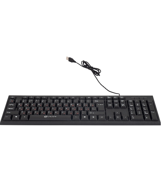 Комплект клавиатура+мышь Oklick 630M проводной, USB, 1600 DPI, чёрный