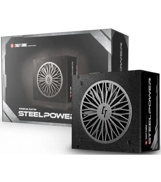Блок питания Chieftec SteelPower BDK-750FC, 750Вт, 80 PLUS Bronze, 120мм, модульный, черный