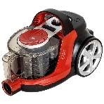Пылесос JVC JH-VC437 красный/черный, 450/2800 Вт, уборка сухая, пылесборник контейнер 3,5 л, фото 1