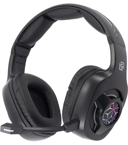 Гарнитура Oklick HS-L575G чёрный, беспроводная + проводная, Bluetooth