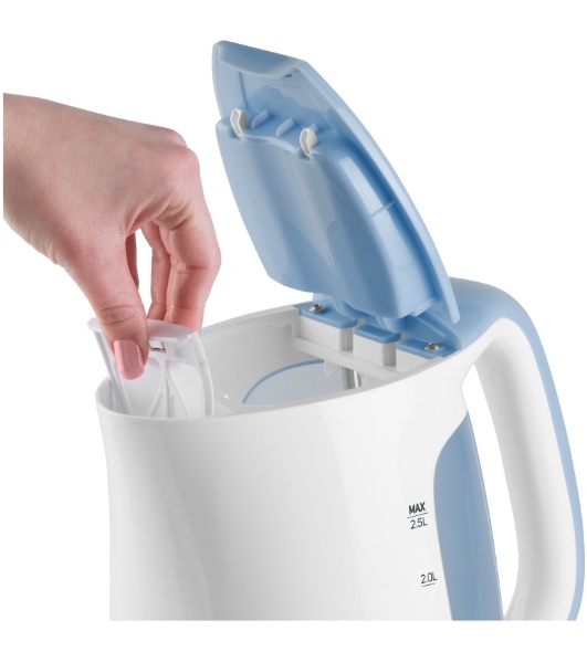Электрочайник Sencor SWK 2510WH белый, 2.5 л, 2200 Вт, скрытый нагревательный элемент