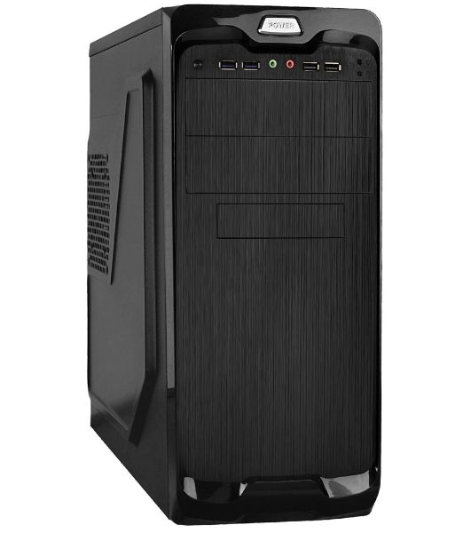 Компьютерный корпус Miditower ExeGate UN-604-UNS450 (ATX, БП UNS450 с вент. 12см, 2хUSB+2хUSB 3.0, аудио, черный)