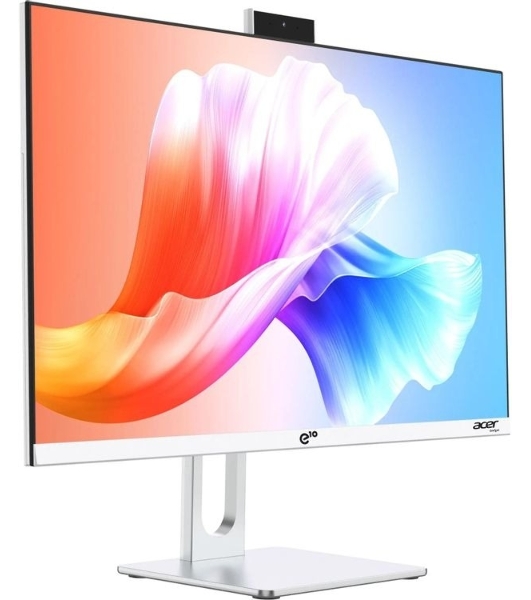 Моноблок Acer Gadget E10 ERAIO 23.8' Full HD Ryzen 7 6800H (3.2) 16Gb SSD512Gb 680M Windows 11 Pro GbitEth WiFi BT 120W клавиатура мышь Cam белый/серебристый 1920x1080