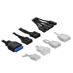 Компьютерный корпус PCCooler ME200 MESH WH, Mesh Full Tower, белый, TG, SPCC, 3x120мм ARGb E-ATX, ATX, mATX, mITX 180/380/220мм 4x2.5', 2x3.5', 7+3xPCI 1xUSB-A 3.0, 2xUSB-A 2.0 432x225x495мм, фото3