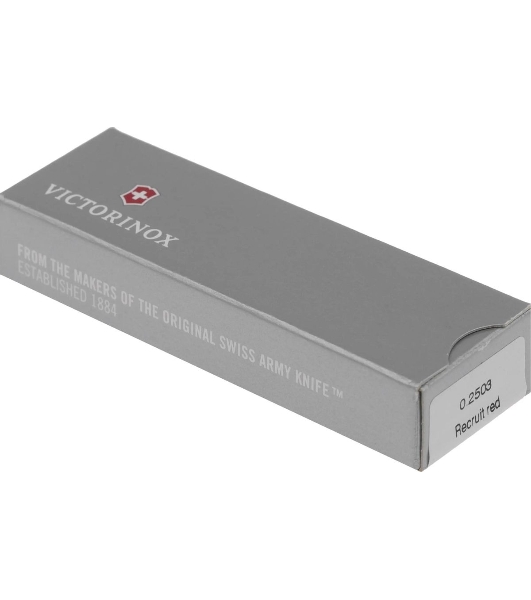 Нож перочинный Victorinox Recruit (0.2503) 84мм 10 функций красный карт.коробка